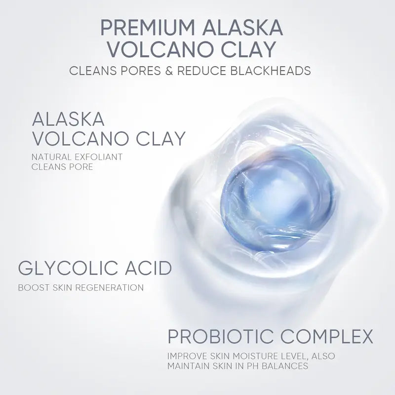 Nuvarye Alaska Volcano Clay Stick – Blackhead Remover & Pore Cleanser