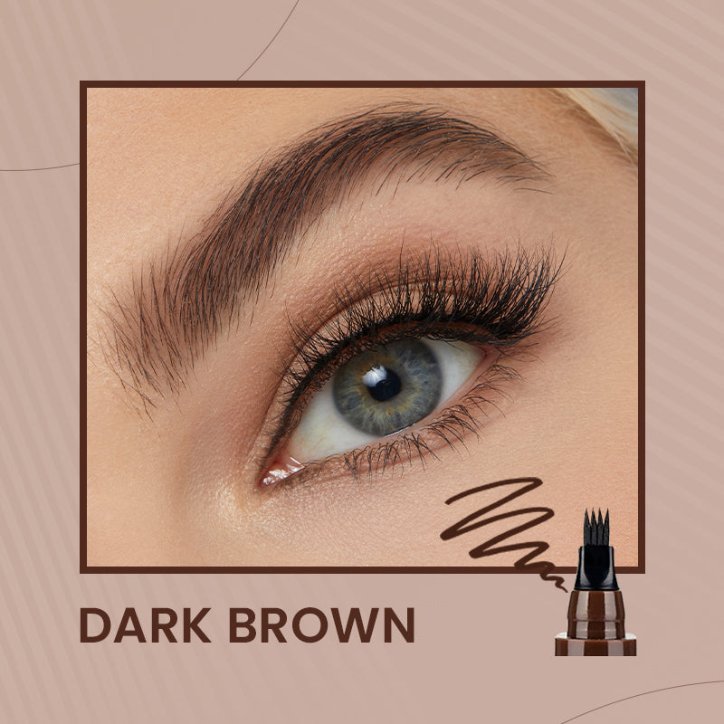 Waterproof Four-tip Beard and Eyebrow Pen