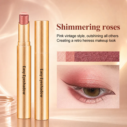 3 in 1 Easy Eyeshadow Stick for Beginners Waterproof Longwear Shimmer Makeup Set