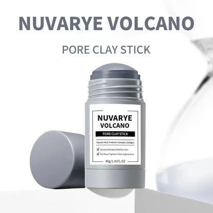 Nuvarye Alaska Volcano Clay Stick – Blackhead Remover & Pore Cleanser