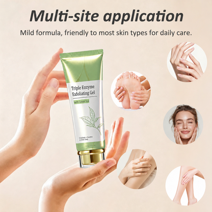 Last Day-Buy 1 Get 1 Free🔥Triple Enzyme Green Tea Exfoliating Aqua Peeling Gel