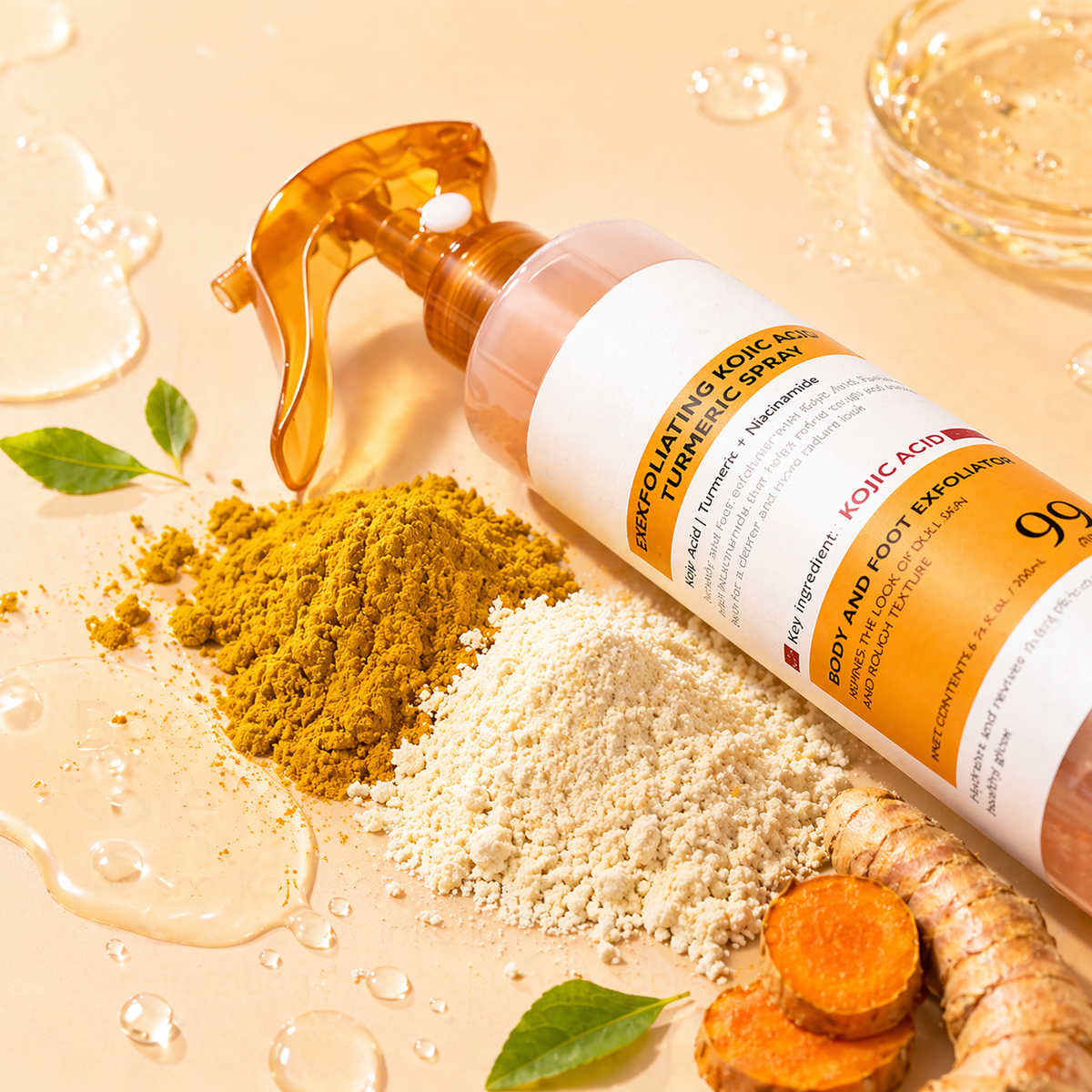 Kojic + Turmeric Body Peel Spray