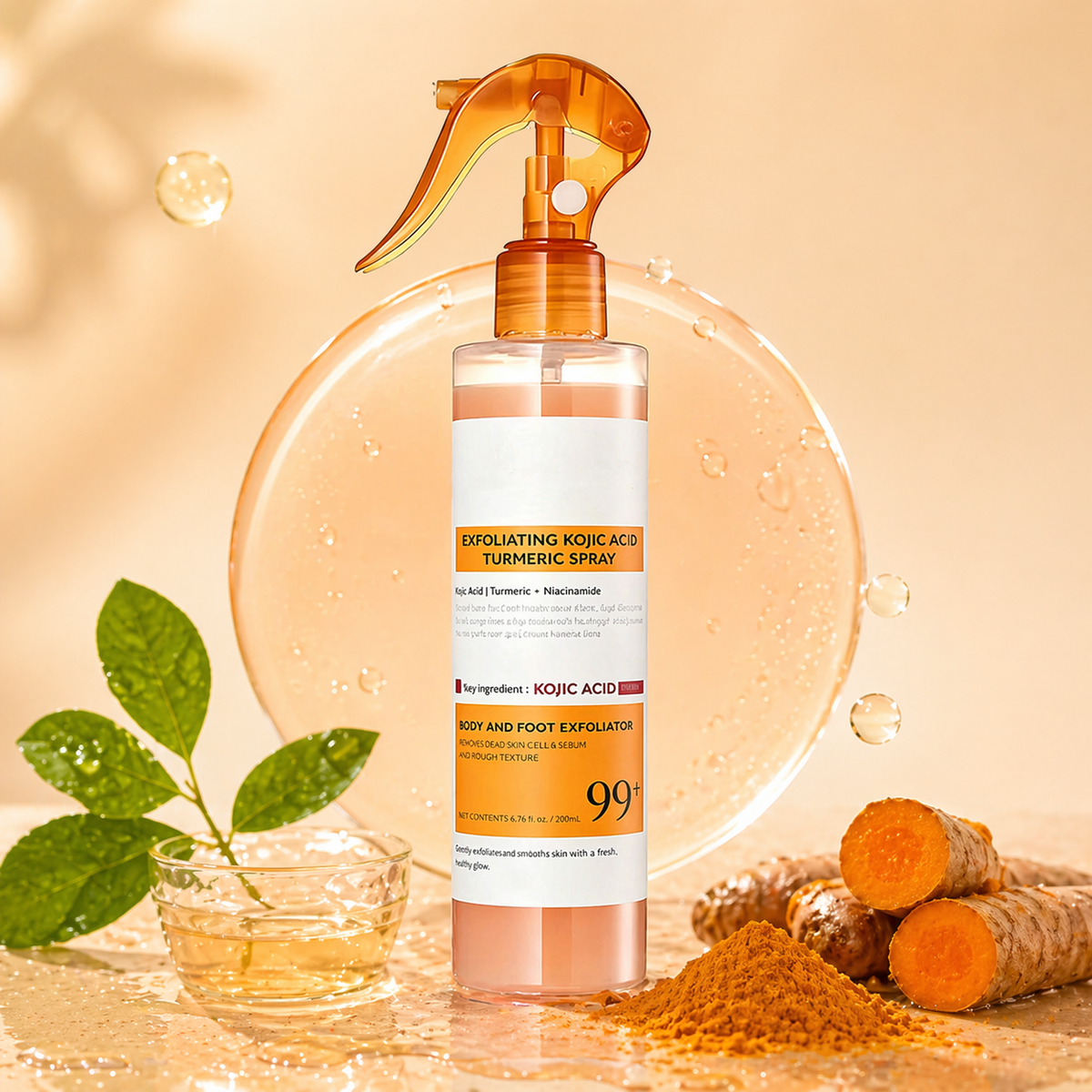 Kojic + Turmeric Body Peel Spray