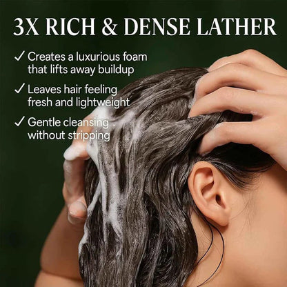 Nature  Green Shampoo Bar – Plant-Based & Nourishing– Regrowth, Dandruff Control & Stronger Hair