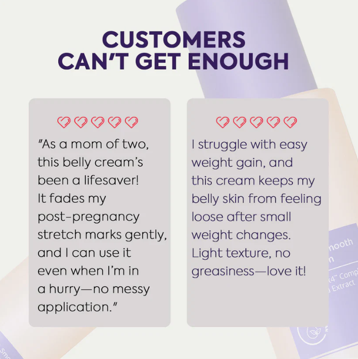 Belly Firming and Smoothing Cream